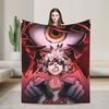 Gachiakutas Anime Warm Blanket  Airplane Travel Plush Bedding Throws Graphic Couch Bed Flannel Bedspread Sofa Bed Cover