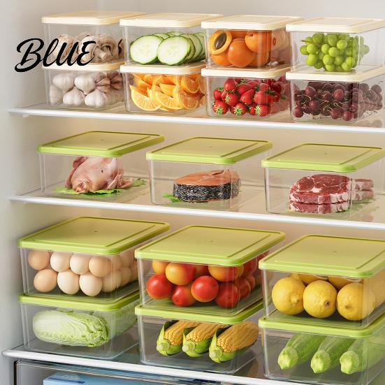 Refrigerator Organizer Container Storage Box with Lid