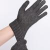 Windproof Wool Knitted Gloves Thicken Full Finger Guantes Fashion Crochet Glove  Women Men