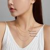 Custom 925 Sterling Silver Italy Link Chain Set Lobster Clasp Adjustable Snake Bone Sweater Chains Necklace Fashion Jewelry