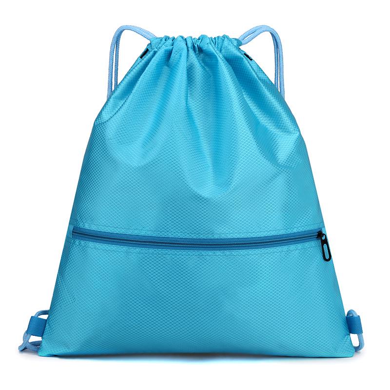 Unisex Waterproof Oxford Drawstring Sports Backpack for Basketball & Climbing