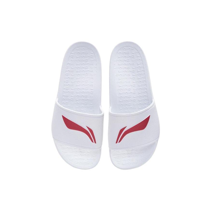 Li Ning Badminton Kollektion Badeschuhe Unisex Weiß AYCS003-2