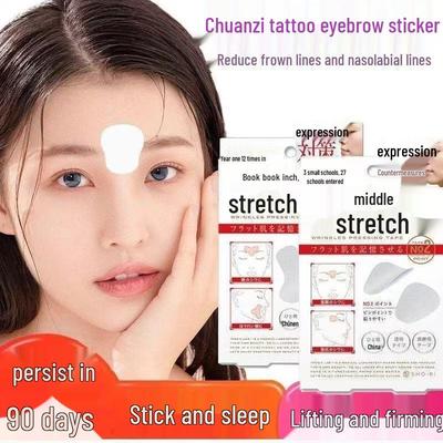 In Stock: River, Water Drop, Nasolabial Fold, Glabellar Lines, Crow's Feet, Forehead Stickers - As Seen On Douyin