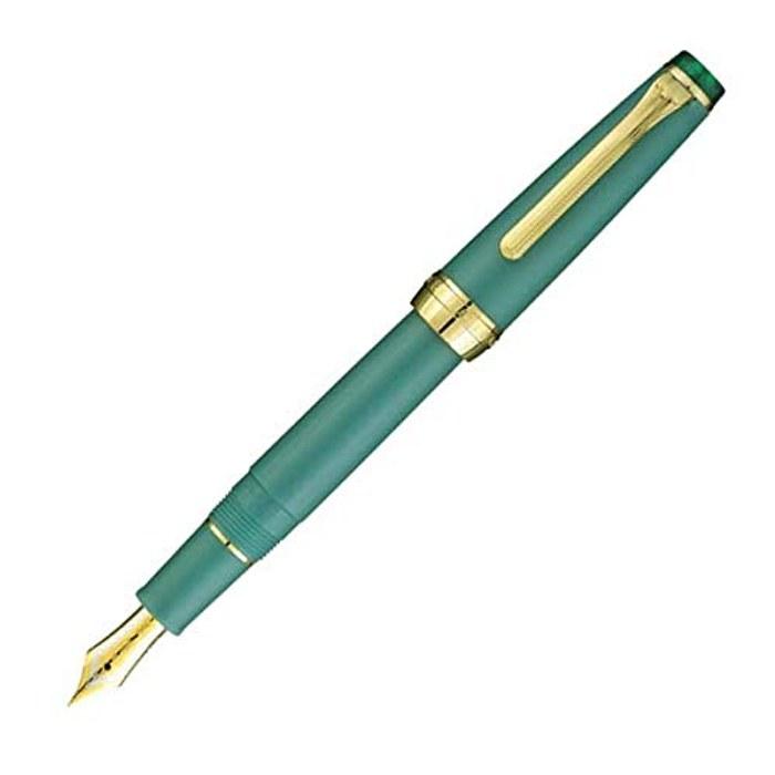 Sailor Fountain Pen Shiki Ori Amato Suiei Medium-Fine 11-3059-302, Brass/PVC