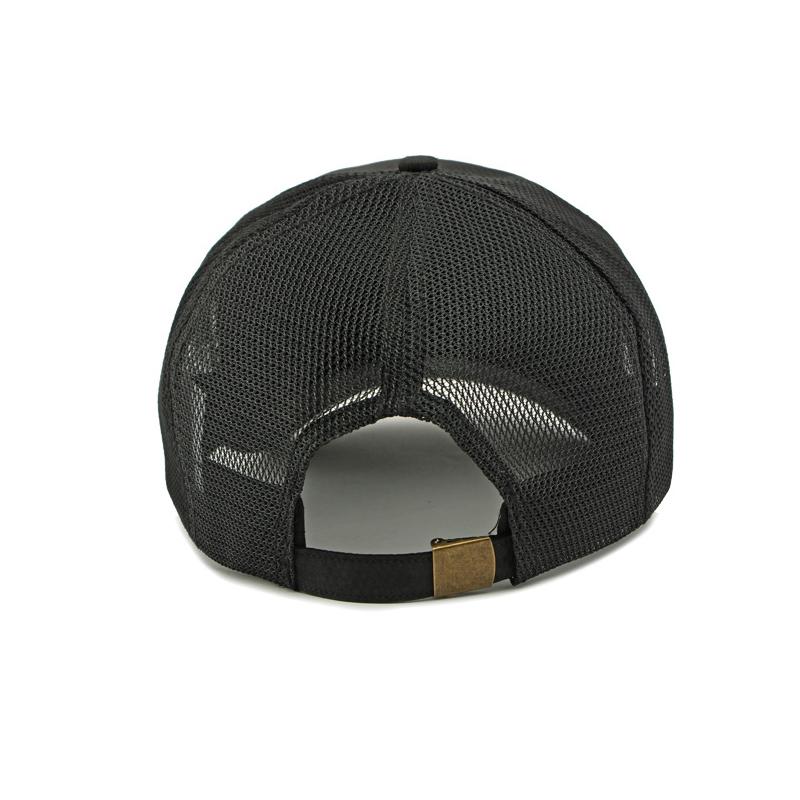 Herren Sommer Mesh Atmungsaktive Kappe Kurzschirmmütze Sonnenschutz Schatten Schnelltrocknende Baseballkappe Sonnenkappe