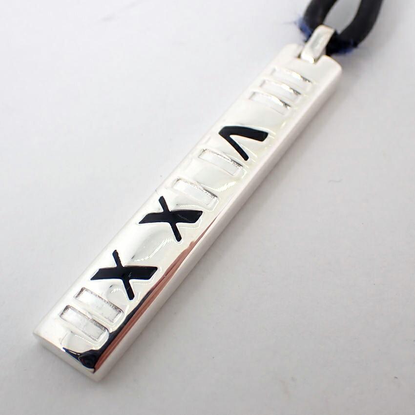 [Used] TIFFANY/Tiffany 925 Atlas Bar Pendant/Necklace/j64-1