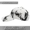 ONE LIMITATION Simple English Black and White Hat for Men and CP009 Letters, Design, Two-Color Cap, Women, (01 White)