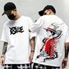 Summer New Arrival_ One Piece Pattern T-shirt Unisex Anime Print Casual Short-sleeved Casual Clothing Y2K Gothic Cotton Oversized T-shirts