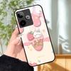 Für Realme GT7 5G Hülle Luxus Malerei Cover Gehärtetes Glas Handyhülle Für Realme GT 7 Fundas Harte PC Stoßfeste Schale Bumper