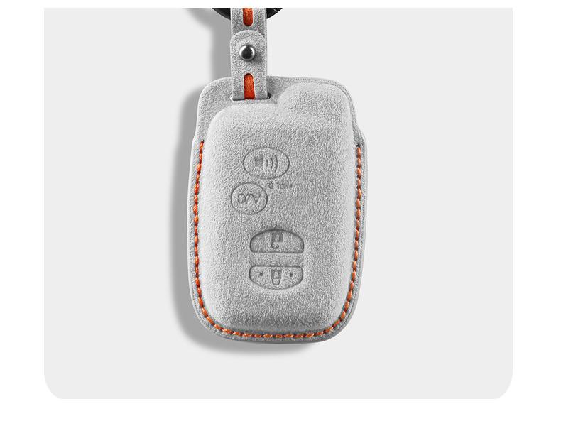 Lexus ES300H/ES350/RX270 Alcantara Wildleder 3D Schlüsseltasche