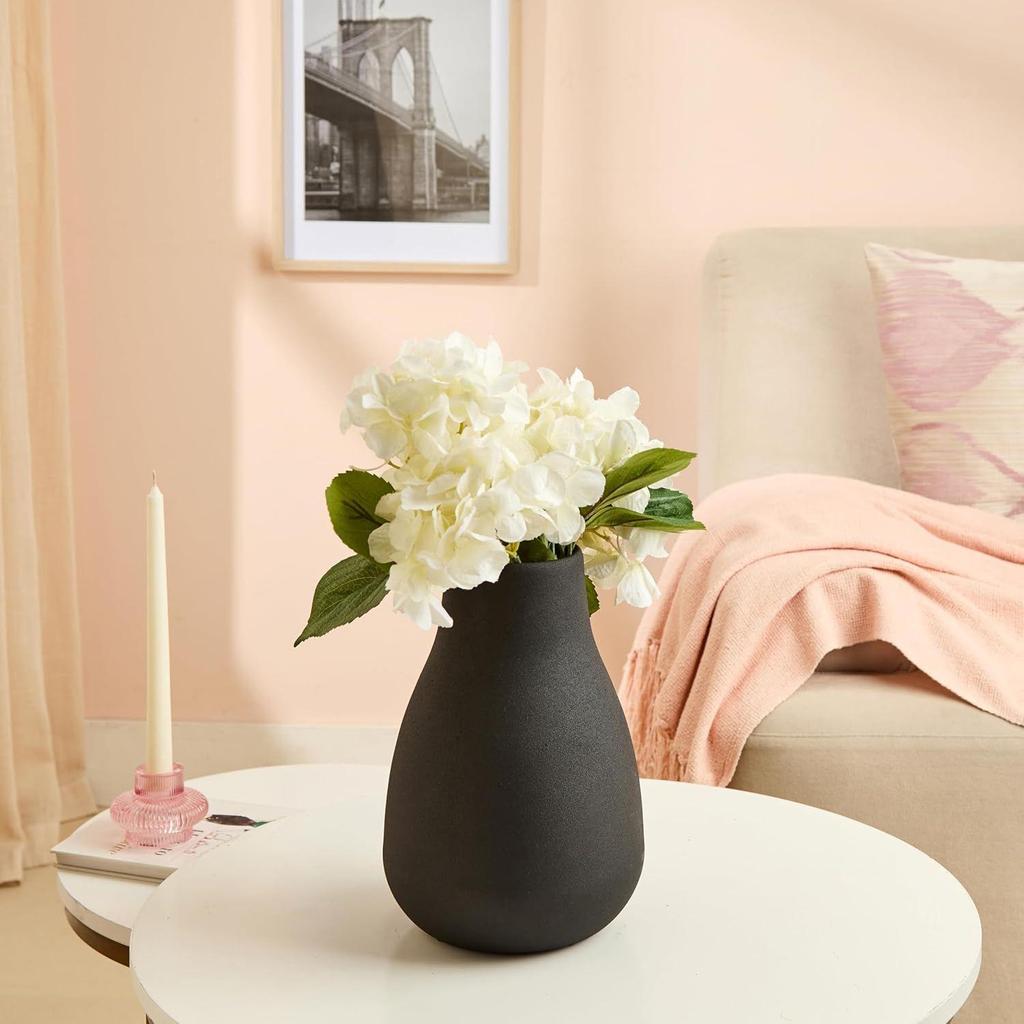 Flower Vase with Rust-Resistant Coating | Stylish and Easy-to-Clean Finish | Compact Design for Modern Décor | Bouquet Vase (Big)