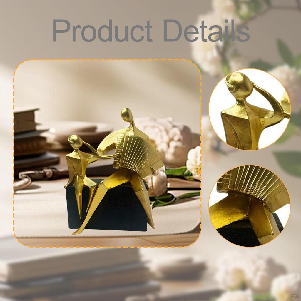 Abstract Figure Sculpture Decorative Figurine Art Crafts Modern Statue Desktop Ornament for