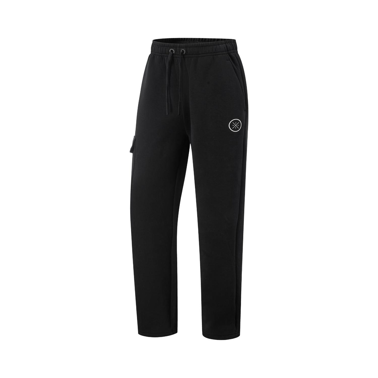 Li Ning Коллекция Уэйда Логотип Принт Вязаные спортивные брюки Мужские брюки AKLW335-1 M