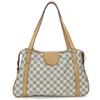 Used LOUIS VUITTON Tote Bag Stresa PM N42220 Damier Azur/Nume leather white Fashionable