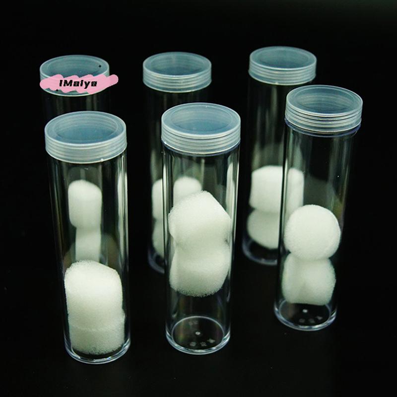 M-19-32mm Tubo Porta Monete in Plastica Trasparente Tubo Protettivo Porta Raccolta Monete Portamonete Portafoglio Proteggi Contenitore Erogatore di Monete