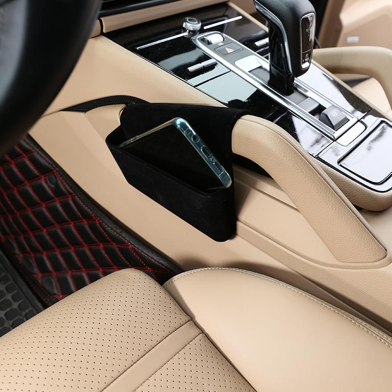 Pro Porsche Cayenne 2018-2025 ABS Auto Středová Konzole Podloketka Boční Úložný Box Nádoba Organizér Podnos Držák Auto Doplňky