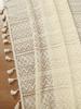 Beige Wave Triangular Lace With Tassel Tablecloth, Dining Table Fabric Decoration