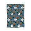 Albtraum Jack Skellington Flanelldecken The Nightmare Before Christmas Vintage Überwurf für Zuhause 125*100cm Teppichstück,