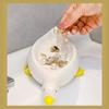 Little Yellow Duck Soap Box Cartoon Drain Soap Holder Household Creative Soap Container Bathroom Jewelry Storage Gadgets Toilet Shelf