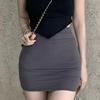 High Waist Slim Fit Women's Summer Mini Skirt - Anti-Exposure, Plus Size Available, Perfect for Hot Weather