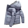 Herren Winter Gefüttert mit Baumwolle Lockere Jacke Kapuzenjacke Warmjacke Outdoor Übergröße Warmjacke