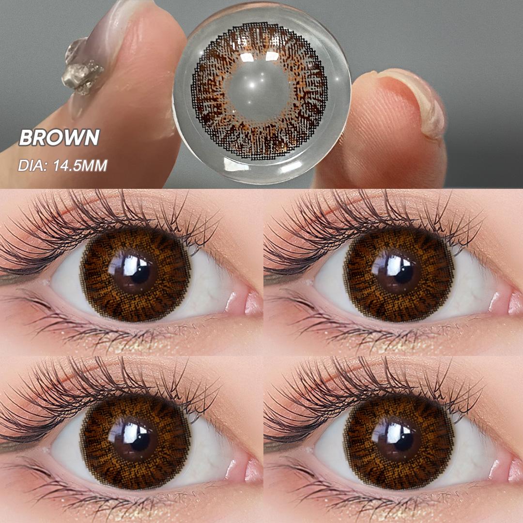 

Цветные контактные линзы для глаз, 1 пара 14.5mm