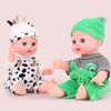 Reborn Baby Dolls Realistic Vinyl Body 13 inch Soft Baby Sleep Boy Girl with Clothing Gift Set for Ages 3years+