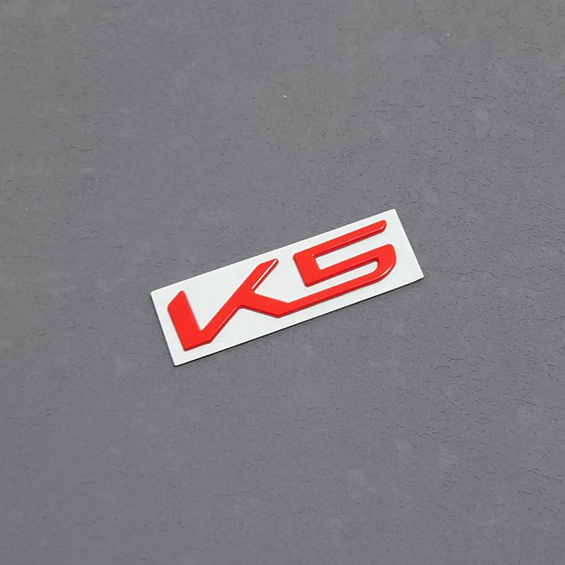 Car Styling Metal Car Trunk Letters Decals Sticker For Kia New K3 K5 K8 Badge Emblem Stickers Black Red Iaz214