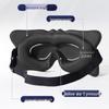 3D Stereo Sleep Mask: Blackout, No Eye Pressure, Breathable, Adjustable, Travel-Friendly Polyester Eye Protection.