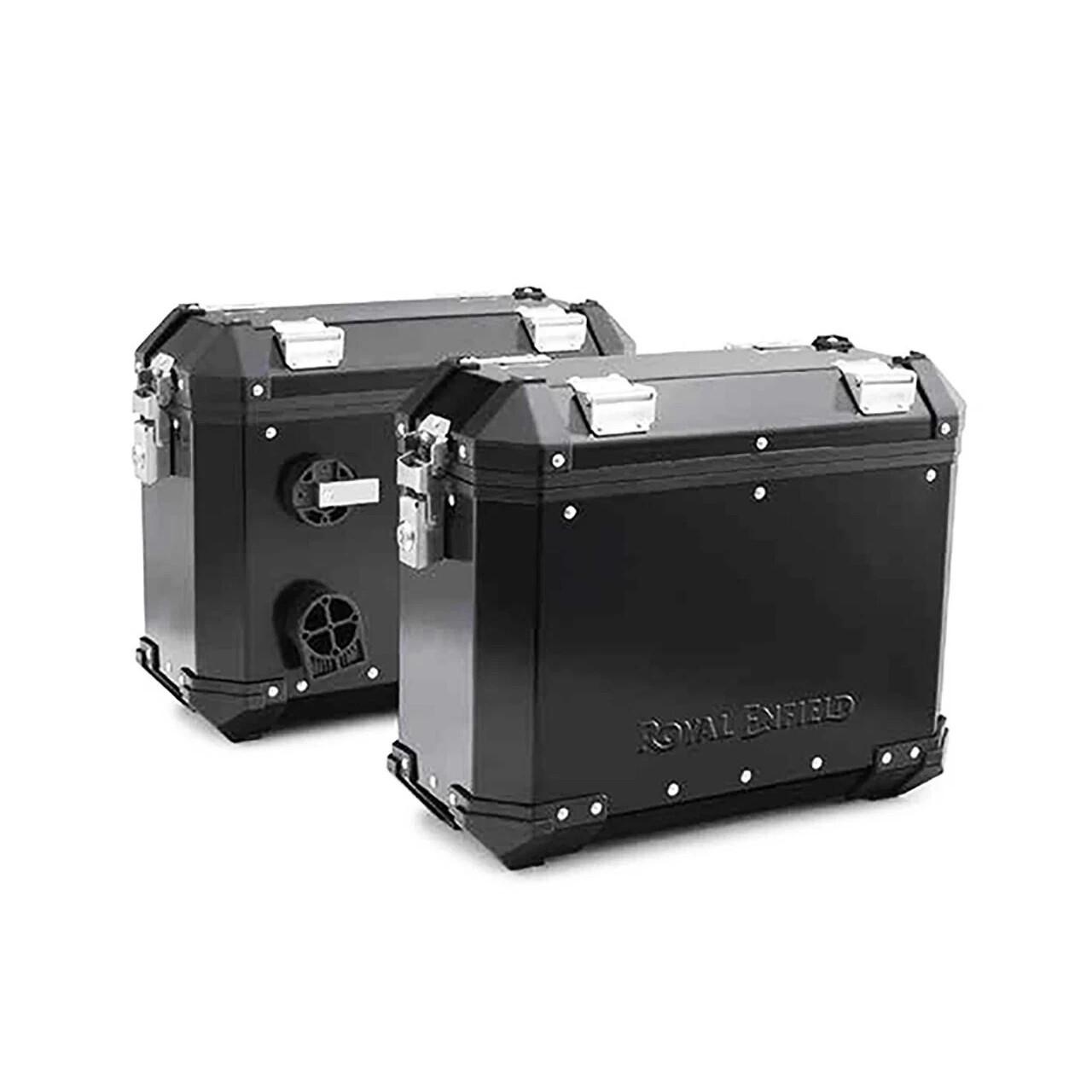 

Genuine Royal Enfield Black Adventure Pannier For Scram 440 Himalayan 450 411