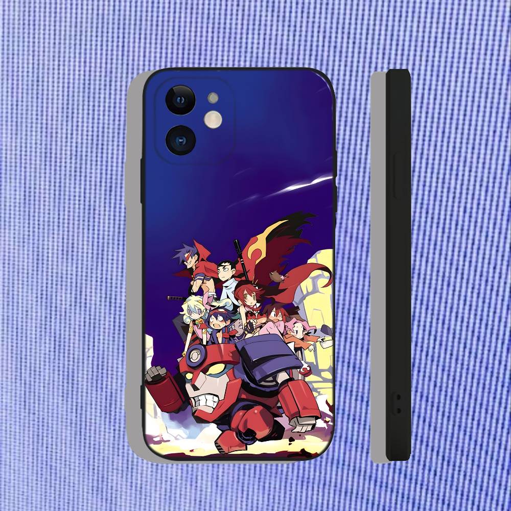 

Чохол для телефону з аніме G-Gurren Lagann Для iPhone 17,16,15,14,13,12,11,Pro,Max,Plus,Air,X,XS,XR,SE,8,7,Mini,М який чорний Funda iPhone14Plus