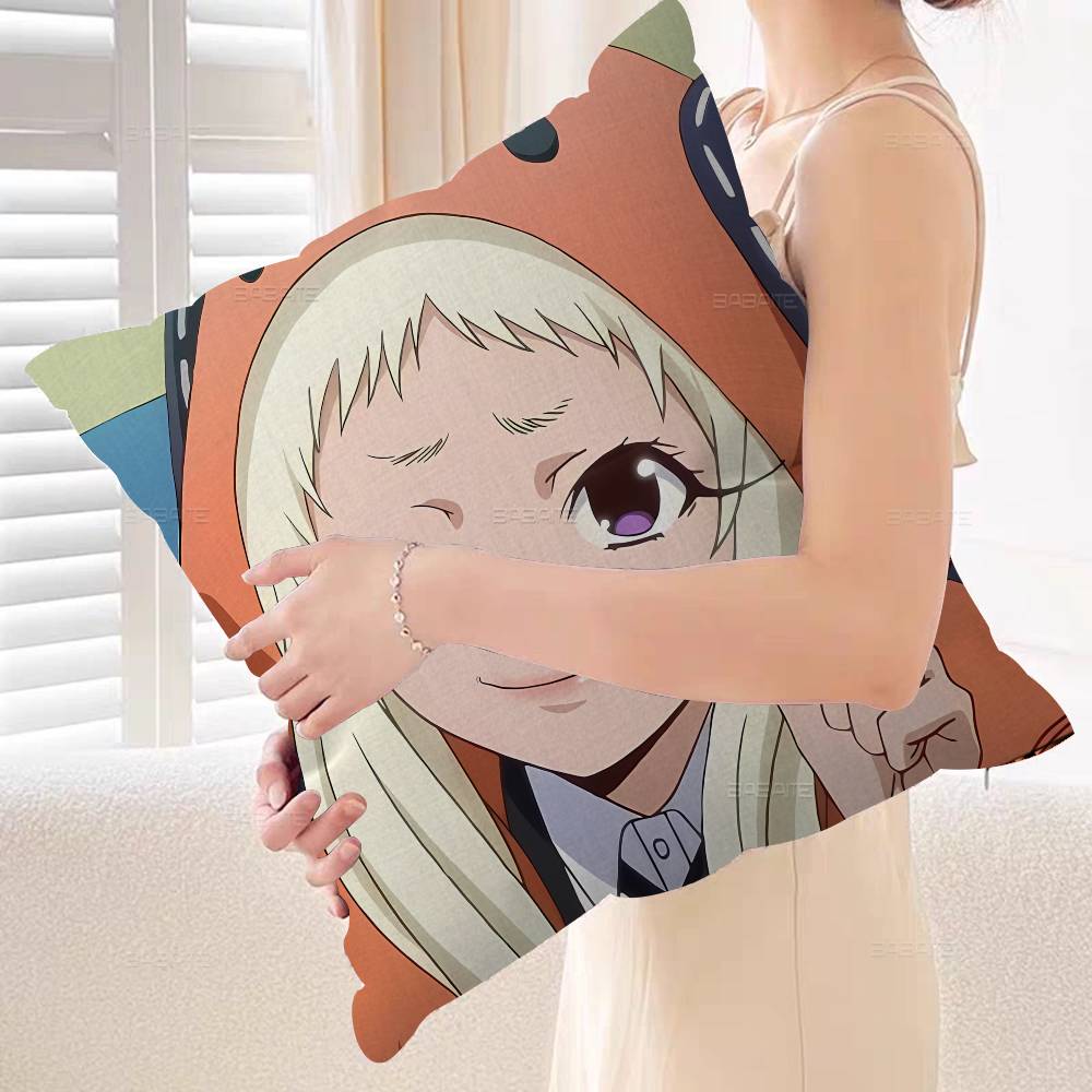Anime Kakegurui Pillow Cover Sofa Cushion Cover Home Room Decoration Children Gift