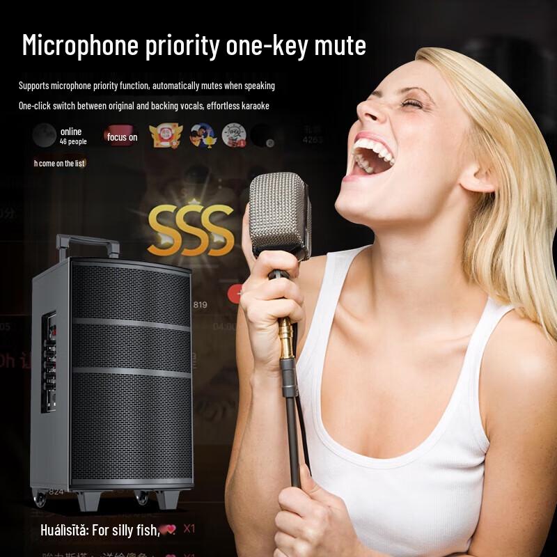 NEWMINE L23 Portable Bluetooth Karaoke Speaker