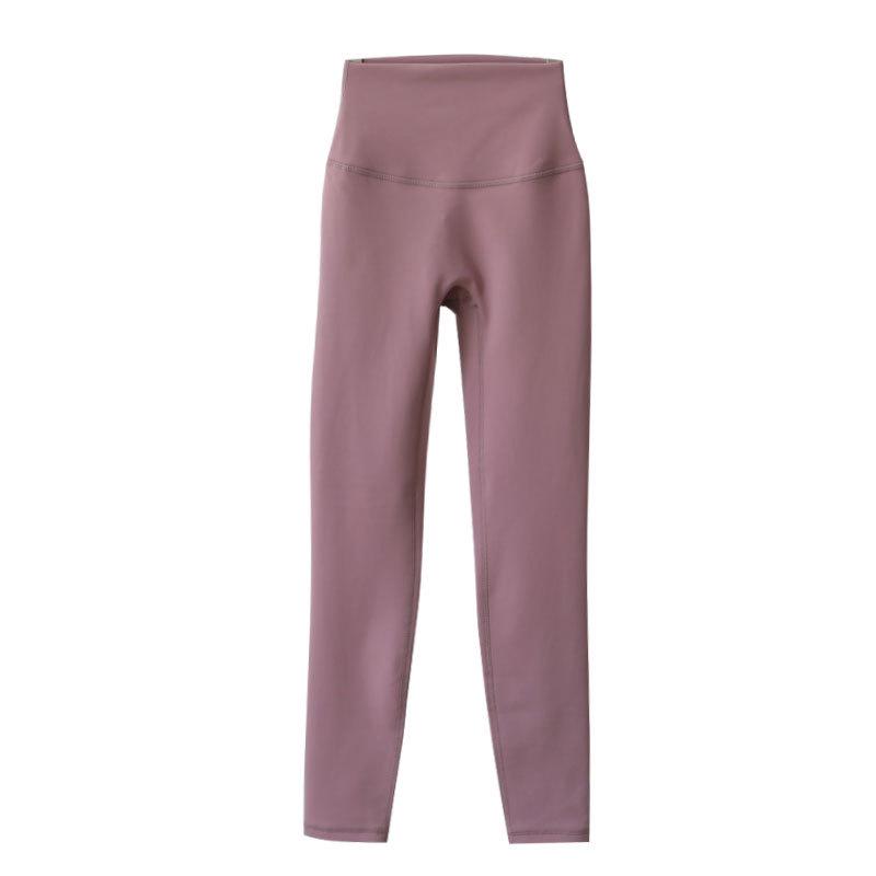 Women's High-Waisted Fleece-Lined Yoga Pants: Slim Fit, Hip-Lifting, Elastic Autumn/Winter Fitness Leggings