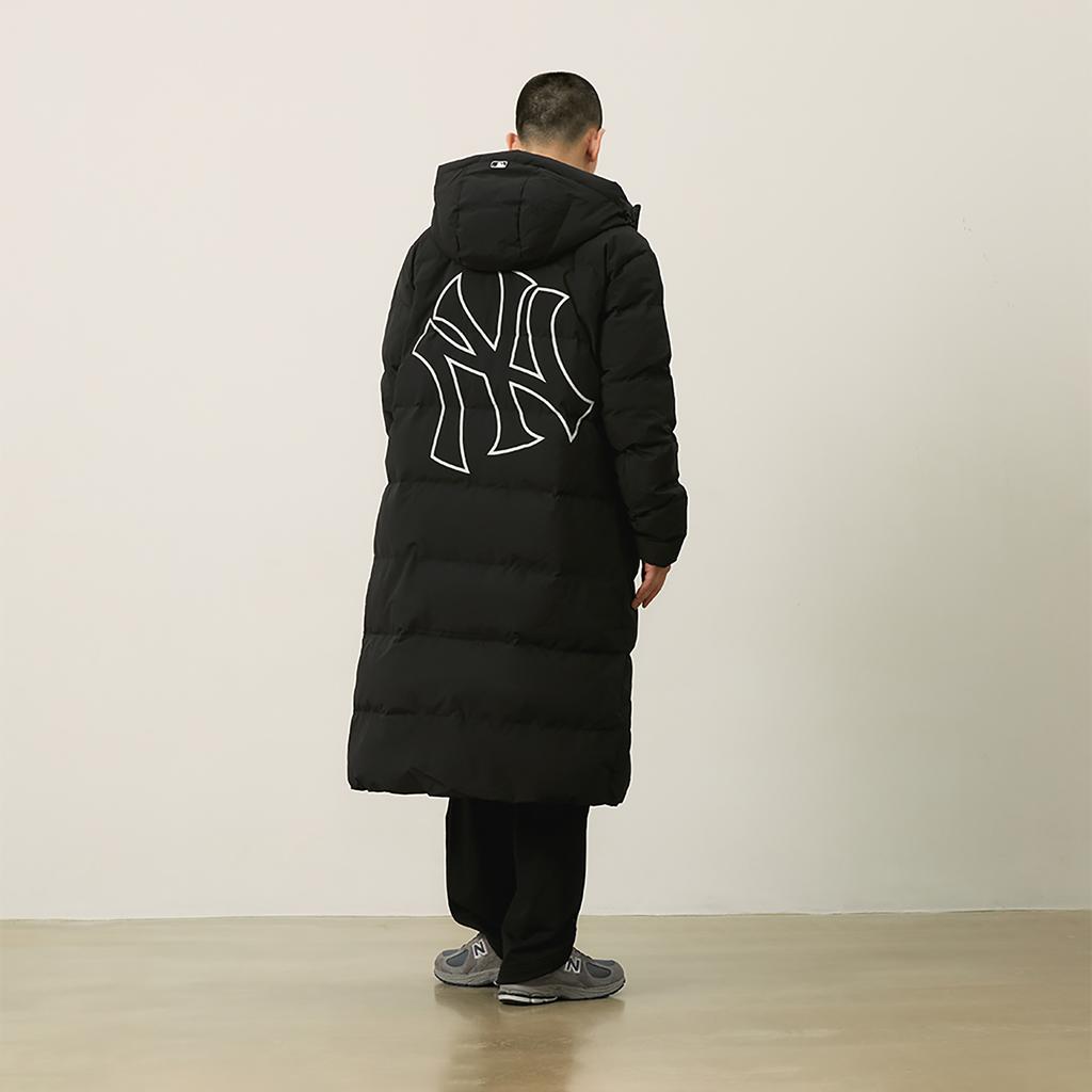 New MLB New York Yankees Basic Collection FW24 Down Jacket Unisex Black 3ADJB1646-50BKS