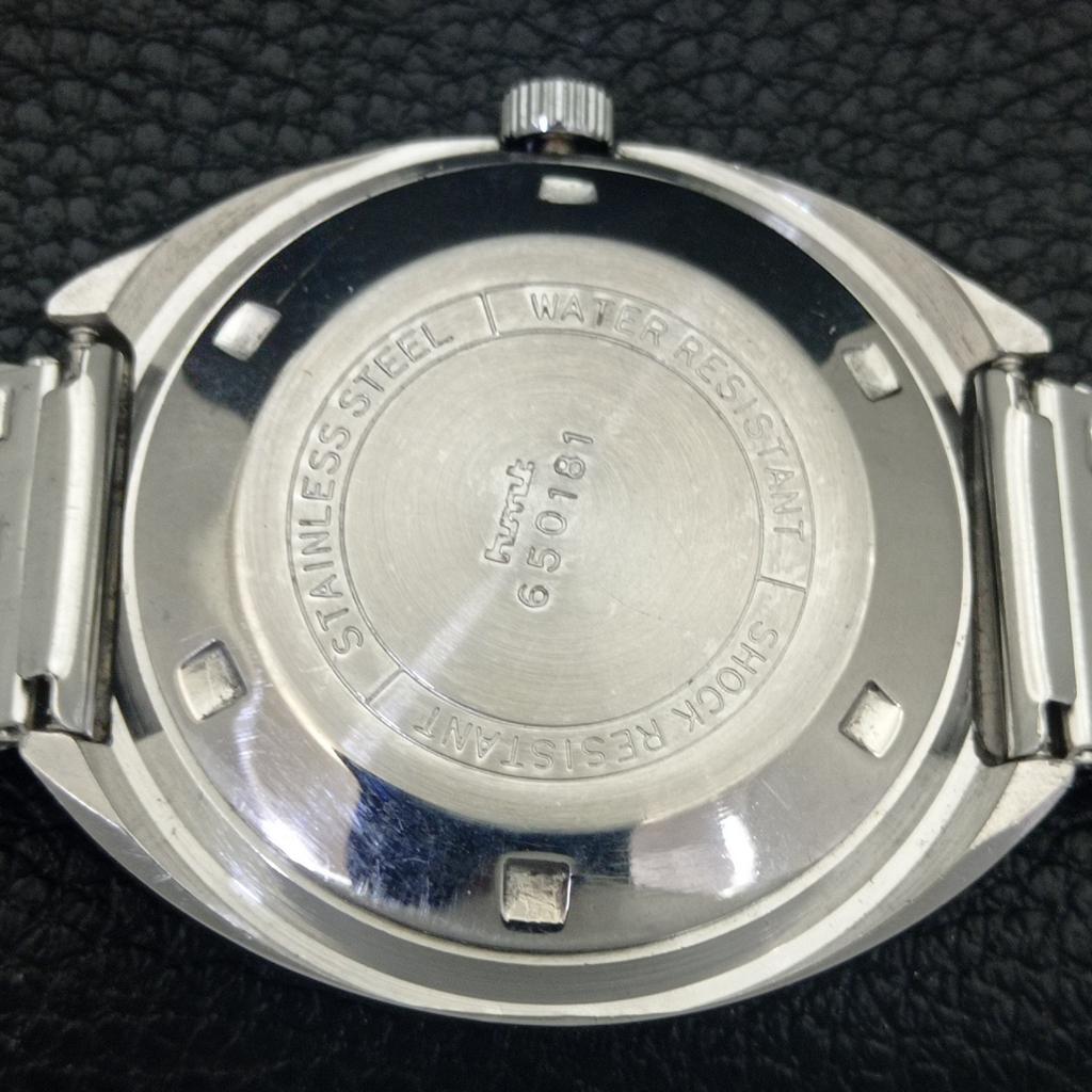 VINTAGE HMT KANCHAN AUTOMATIK 6501 INDISCHE HERRENUHR MIT GOLDENEM ZIFFERBLATT a703267-1