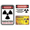 1pcs Metal Sign"Caution Radiation Hazard"Wall Art Decor, Aluminum Sign, For Wall Decor,Man Cave,Cafe Living Room Wall,Tin Sign
