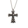 New Punk Style Skull Cross Pendant European and American Exaggerated Halloween Necklace