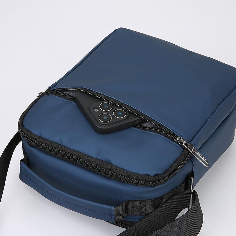 Commuter Men's Shoulder Bag Lightweight Handbag Vertical Commuter Crossbody Bag