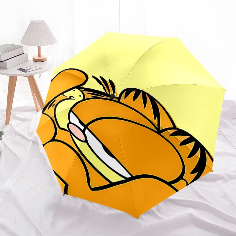 

Garfield Outdoor Umbrella with Automatic Opening and Closing, Foldable Design, 8-Rib Iron Frame - Perfect Gift for Fans, Travelers, Everyday