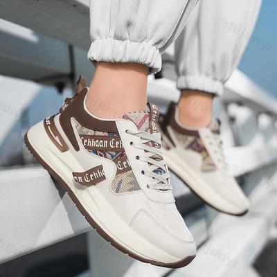 Fashion 2025 Summer Niche Design Men's Casual Sports Shoes Fashion Trend Comfortable Versatile Thick Sole Shoes Low Top Chunky sneakers