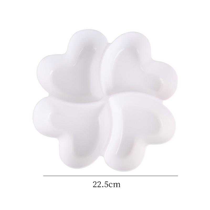 Flerfacks plasttallrik för frukt och snacks för hemmabruk eller kommersiellt bruk