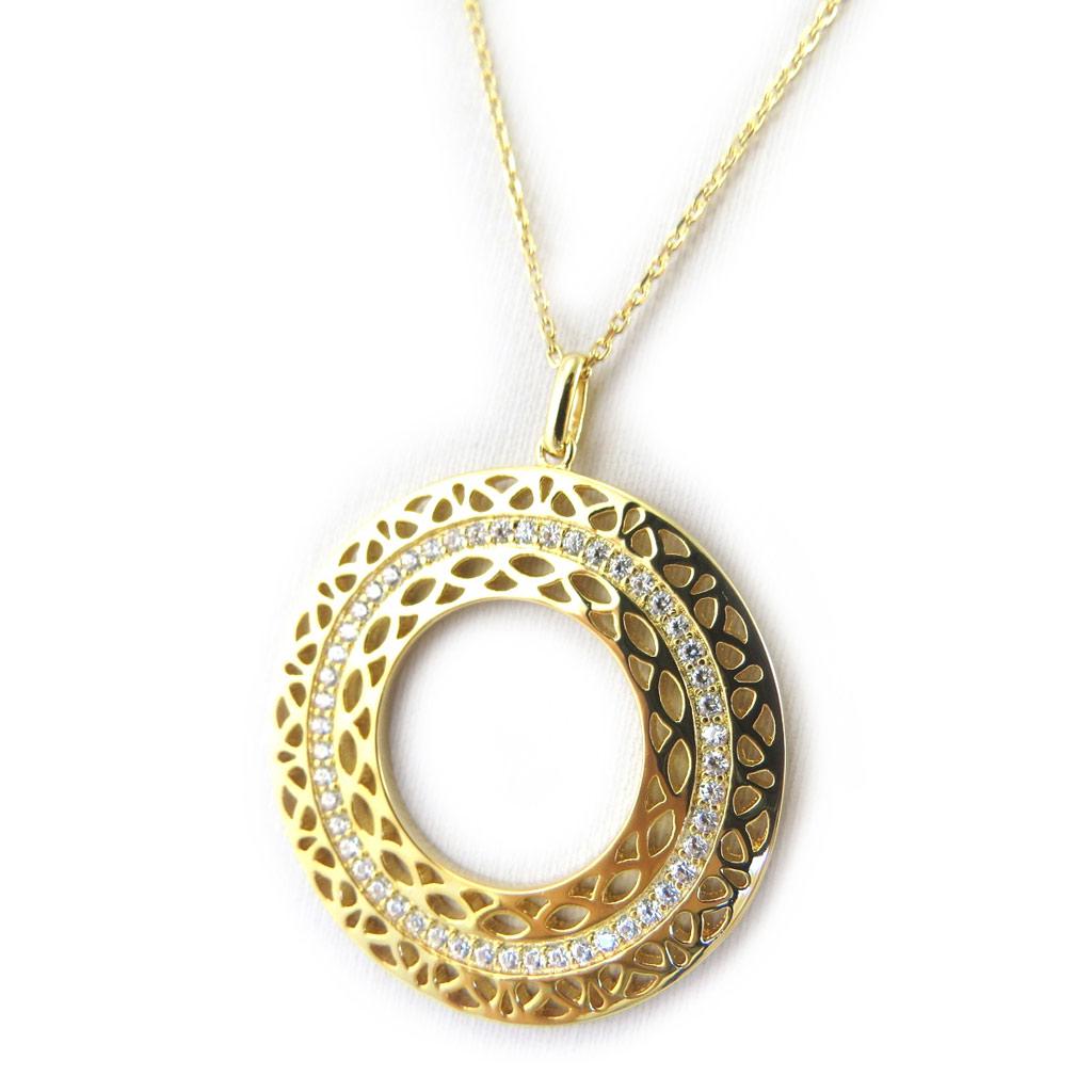 Altesse [M7180] - 'Carmen' Gold Plated Necklace