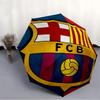 1pc Barcelona Football Automatic Open/close Folding Portable Umbrella with 8-Rib Structure for Women/Men, All-Season Use  A0901123