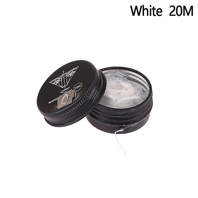 

10/20M Микроблейдинг Картографическая нить Брови Предварительно прокрашенная нить Перманентный макияж Татуировка Окрашивание Линия Брови Маркер Позиционирование Инструмент 20M белый