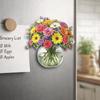 5pcs Cat 2D Flat Paste Flower Refrigerator Decor Decorative Supplies Home Decor  Dorm Room
