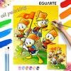 Donald Duck Adventure Oil Painting Painting Art Kit Handmade Diy Home Decorations