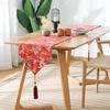 Inyahome Modern Unique Blue Table Runner For Home Dining Banquet Holiday Party Dinner Tables Cover Home Decor Christmas Gifts