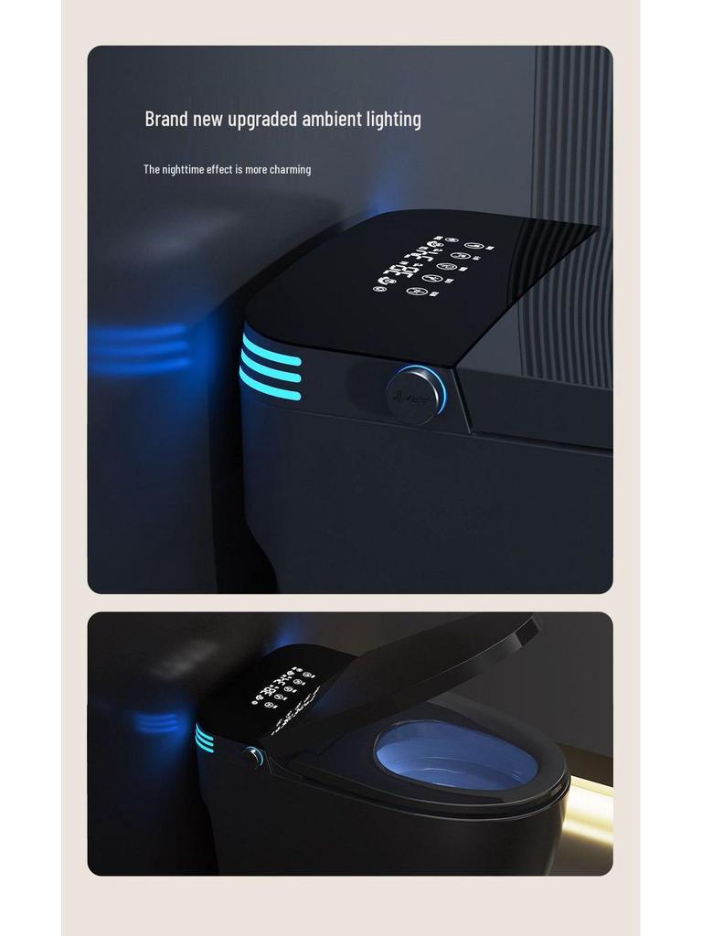 Smart One-Piece Automatic Toilet with Foam Shield, Instant Heating & Multifunctional Features for Hotel Use