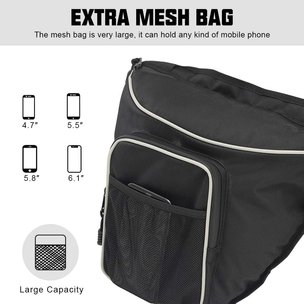 UTV Center Seat Storage Bag 1680D Nylon Pack For Polaris RZR 570 800 XP 900 1000